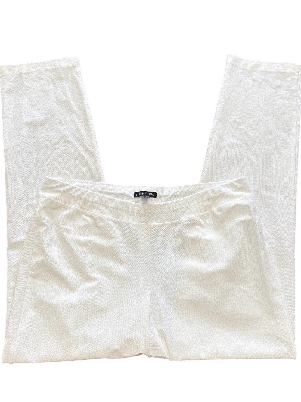 Eileen Fisher Slim Ankle Washable Stretch Crepe Pants Medium